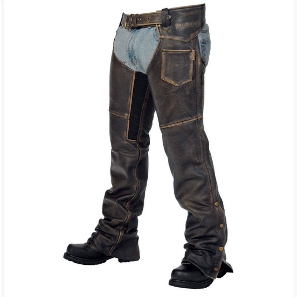 NWT Milwaukee Leather Motorcycle Chaps XXL